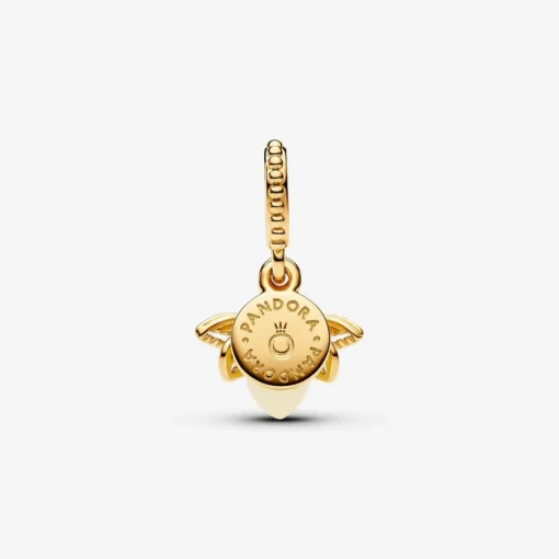 Pandora - Selvlysende ildflue charm i forgyldt - 769352c01