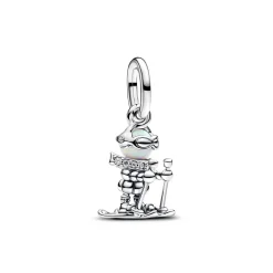 Pandora - Skiløber charm i sølv - 793514c01