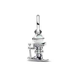 Pandora - Skiløber charm i sølv - 793514c01