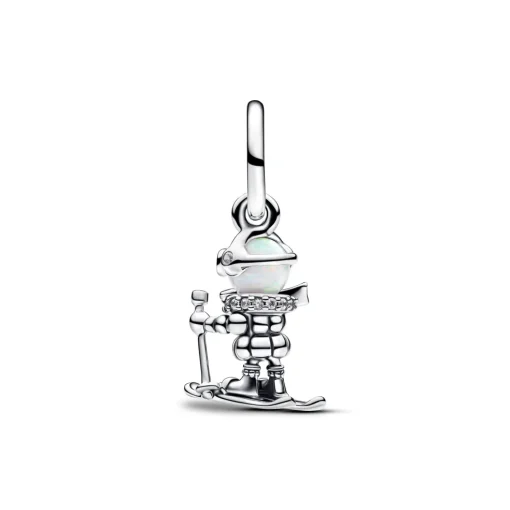 Pandora - Skiløber charm i sølv - 793514c01