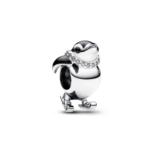 Pandora - Skøjtende pingvin charm - 792988c01