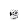 Pandora - Sølv klemmeled med tekstur - 792746c00