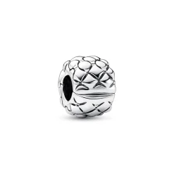 Pandora - Sølv klemmeled med tekstur - 792746c00