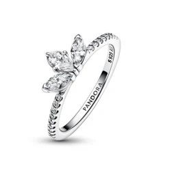Pandora - Sølv ring med diadem med sten - 192392c01