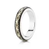 Pandora - Sølv ring med mønster og emalje - 190868en29