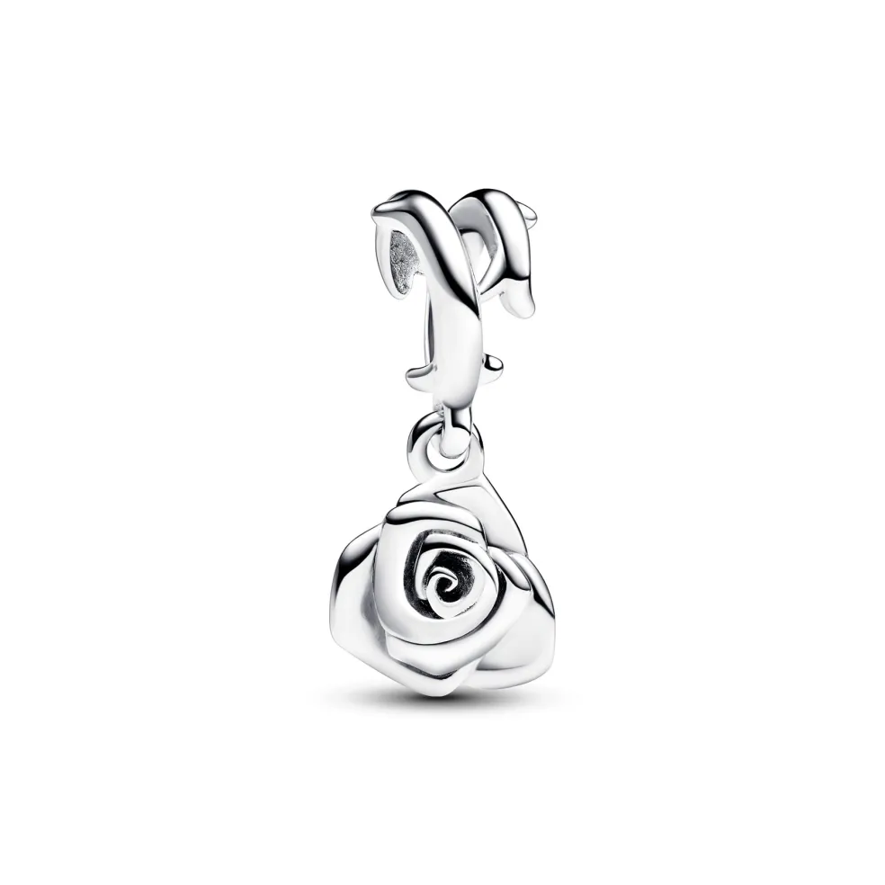 Pandora - Sølv rose charm - 793213c00