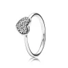 Pandora - Sølvring med hjerte - 190890cz