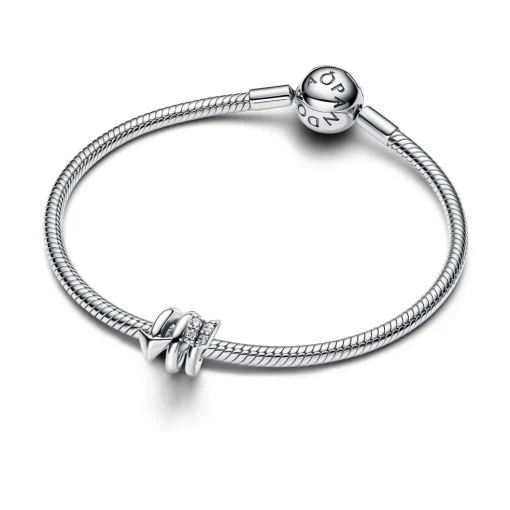 Pandora - Snoet Amors pil charm i sølv - 793665c01