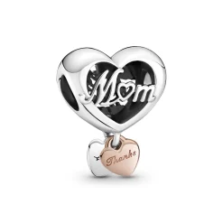 Pandora - Tak mor hjerte charm - 789372c00