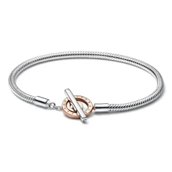Pandora - To farvet signatur armbånd - 582309c00