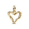 Pandora - Trådhjerte charm i forgyldt - 762526c00