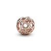 Pandora - Uendeligheds charm i rosa forgyldt - 781872
