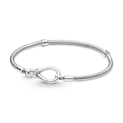 Pandora - Uendeligheds knude armbånd i sølv - 590792c00