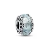 Pandora - Vinterblå Snefnug Murano glas charm - 792377c00