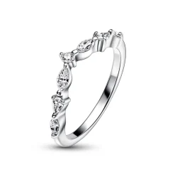 Pandora - Wishbone ring med zikonia ste - 192390c01