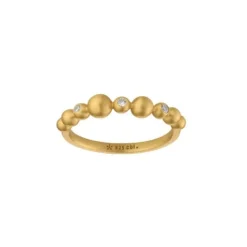 Pebbles band ring, forgyldt sølv - 5-3802A-GP