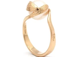 Per Borup - Daphne Changeling 14 kt guld ring med udskiftelig sten - 997R