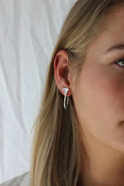 Per Borup - Kaya øreringe i sølv, 20mm - so11ø