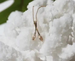 Per Borup - Linn vedhæng i 14kt guld med grene - 1164v