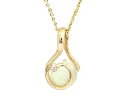 Per Borup - Ophelia Changeling i 14kt guldvedhæng med diamant - 1118VX