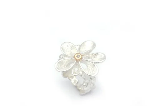 Per Borup - Violina sølv ring med diamant - 1003rsx