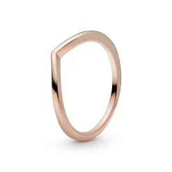 Poleret Wishbone ring i Rose-186314