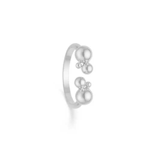 Randers Sølv - Sølv ring med 6 kugler - 245608