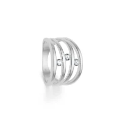 Randers Sølv - Sølv ring med sten - 501508