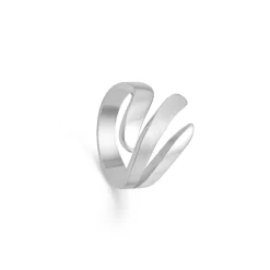 Randers Sølv - Sølv ring med 3 vinger - 500308