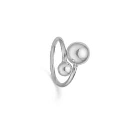 Randers Sølv - Sølv ring med kugler - 248408