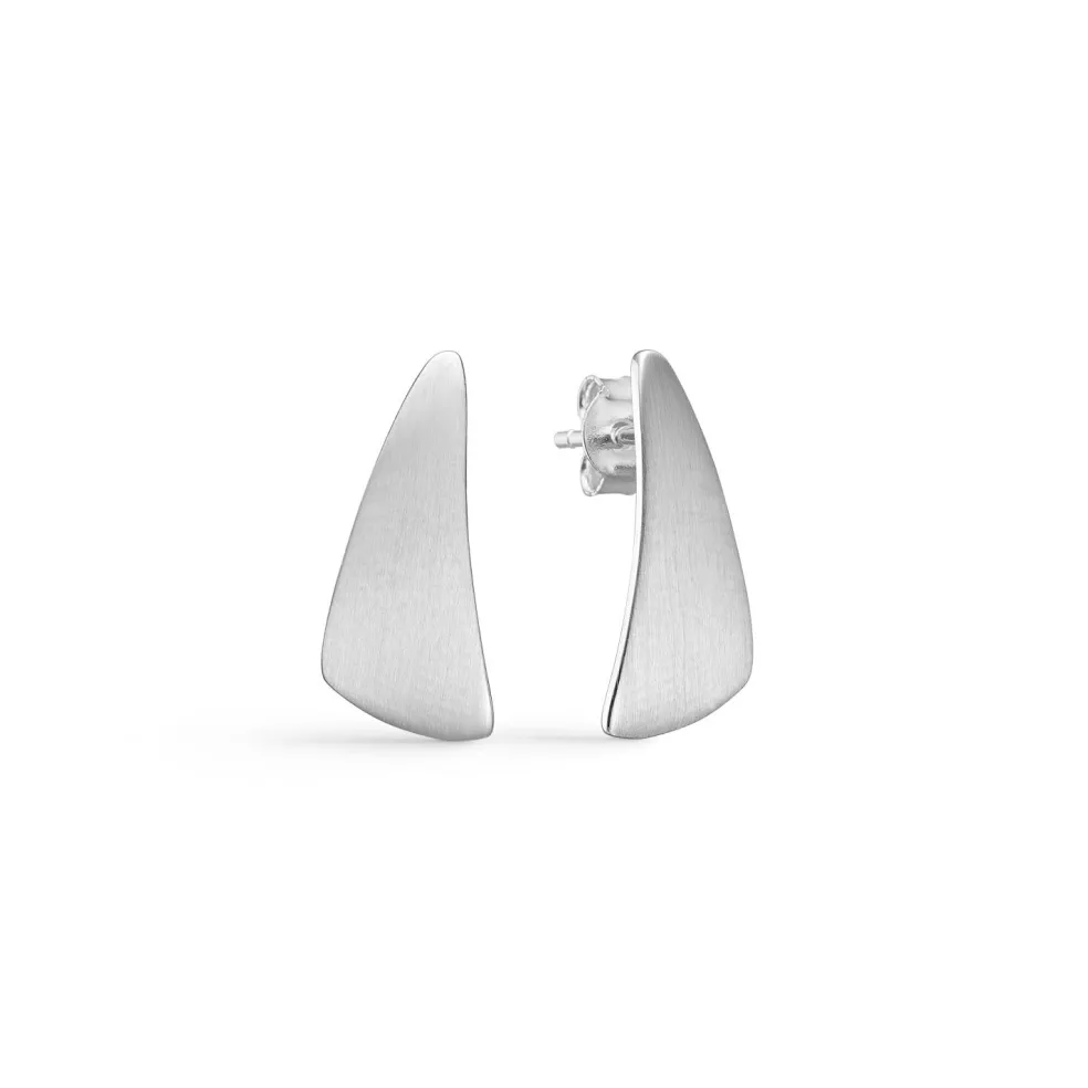 Randers Sølv - Trekantet sølv ørestikker - 368813