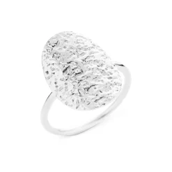 1696-1 - Ring i sølv med en plade