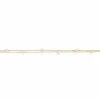 Scrouples - 9 karat dobbelt guld armbånd med perler - 33873a,m