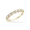 Scrouples - 8 karat guld alliance ring med sten af zirkonia - 715133