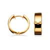 Scrouples - 8 karat guld creoler med klik lås - 12653