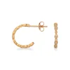 Scrouples - 8 karat guld creoler med sten af zirkonia - 122463