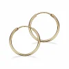 Scrouples - 8 karat guld creol, 1,4x20mm - 10143