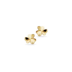 Scrouples - 8 karat guld kløver ørestikker - 122963