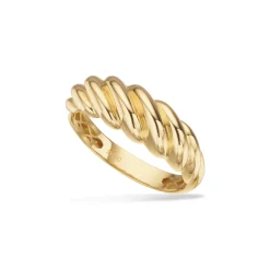 Scrouples - 8 karat guld ring med snoet design - 714283