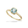 Scrouples - 8 karat guld ring med sten af topas - 715023