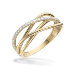 Scrouples - 8 karat guld tråd ring - 711403