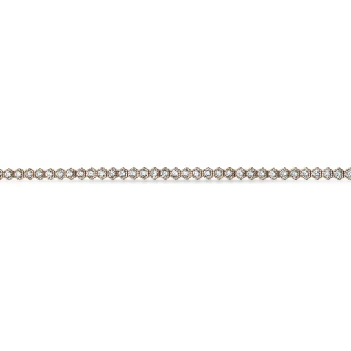 Scrouples - 8 Karats tennis armbånd med syntetiske sten - 601753