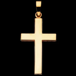 Scrouples - 8 kt guld kors, 31x19mm  - 26403