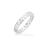 Scrouples - Bånd ring med åbne hjerter - 730232