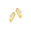 Scrouples - Clip creoler i 8 karat guld med sten - 124103