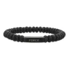 Scrouples - Force armbånd med sorte lave sten - 03901a