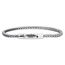 Scrouples - Force stål armbånd i foxtail mønster - 03721a,m