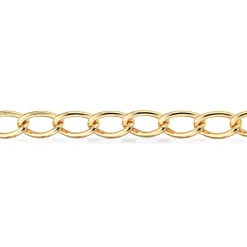 Scrouples - Forgyldt armbånd med åbne led - 38242a,l