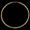 Scrouples - Forgyldt sølv creol, 44mm - 193662