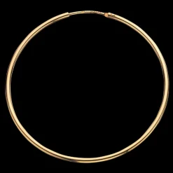 Scrouples - Forgyldt sølv creol, 44mm - 193662